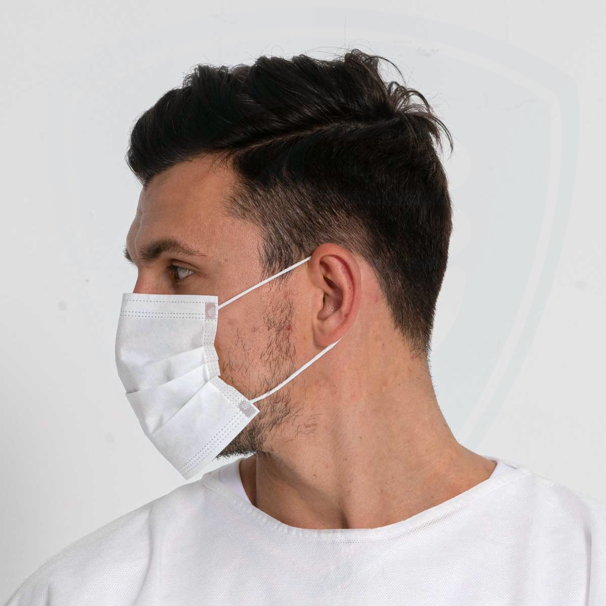 3-lagige BFE99-Einweg-Gesichtsmasken mit Ohrbügeln für die Krankenhausmedizin
