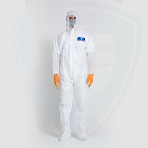Fabrik Hot Selling Safety Protective Anti-Static Einweg-Overall mit Stiefeln